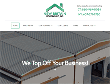 Tablet Screenshot of newbritain-roofing.com